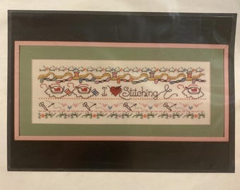 I Love Stitching Sampler - Kreuzstichvorlage - Diane Arthurs - Imaginating 929 - Nähthema