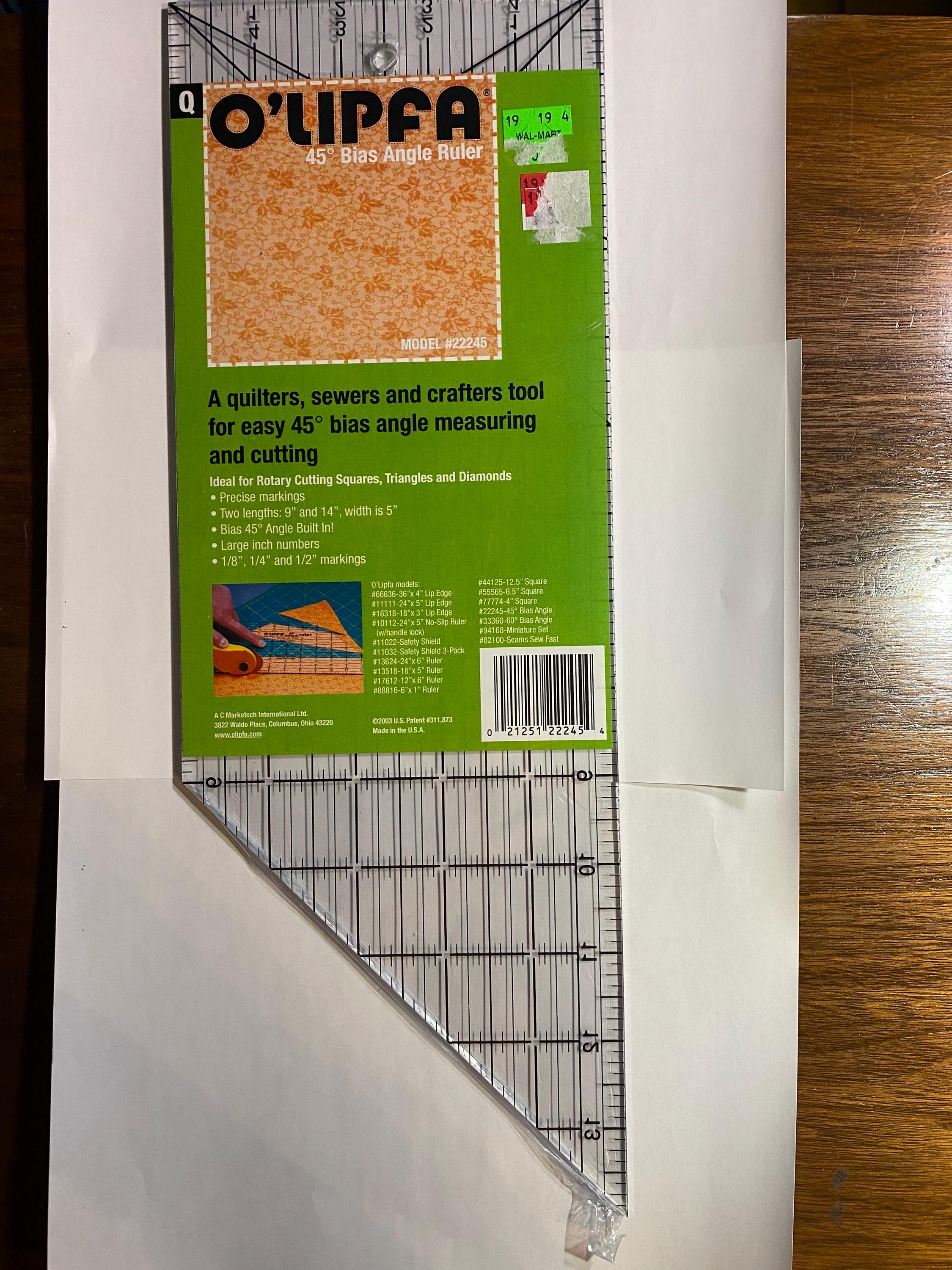 フル Bias Square Ruler - Etsy