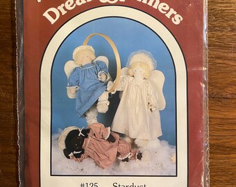 Stardust Cloth Dolls / Pattern by Dream Spinners - 22" Angel - No 125 - 1986 - uncut