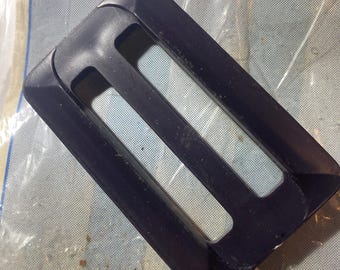 Dark Grey Plastic  Belt Buckle -  Size 1.75 "