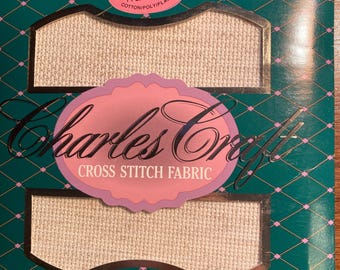 Fiddler's Lite Cross Stitch Fabric by Charles Craft, Aida 14 count 1 pc 12" x 18"