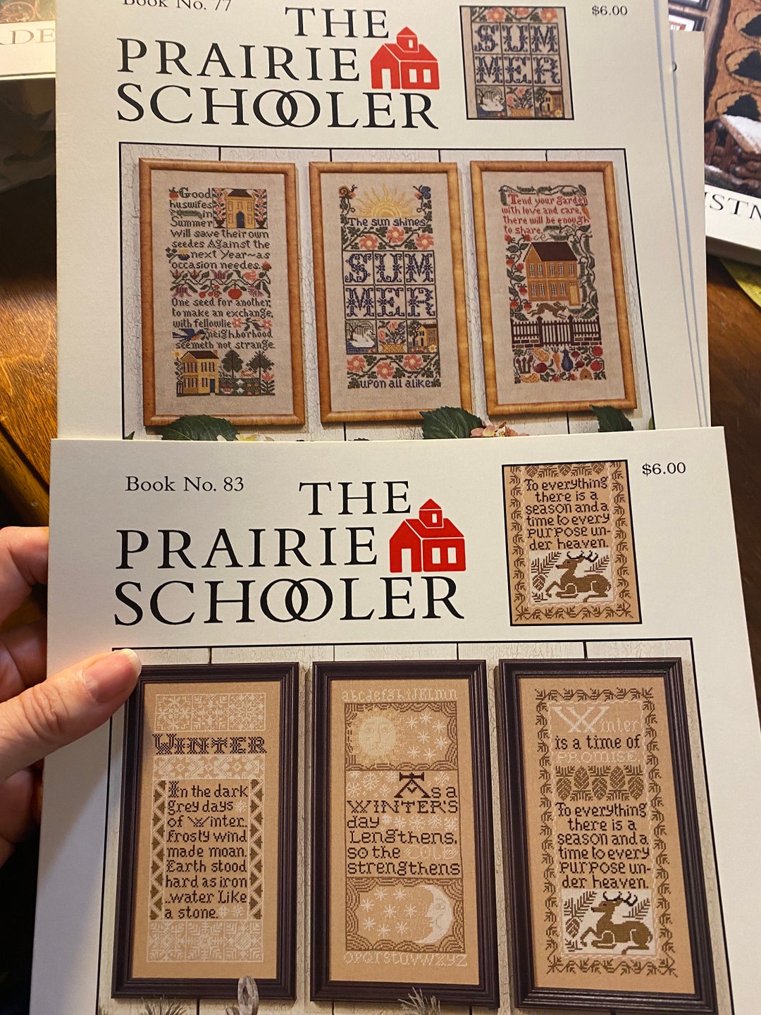 Season Samplers Choose: Summer or Winter - Prairie Schooler - Counted ...