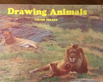 Drawing Animals by Victor Perard, Techniques, guide to sketching to learn or improve drawing skills for all kinds of animals
