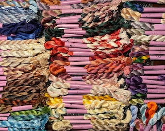 Overdyed Specialty Embroidery thread Floss - Needlepoint, Cross Stitch Choose: Color From No. 100 to 179 -Tonal Shades - Needle Necessities