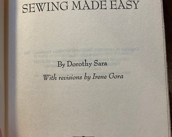 Costura fácil - Fundamentos de costura - Dorothy Sara - Aprende a coser - Instrucciones, Diagramas - Imágenes a seguir - Técnicas - 1969