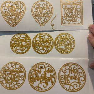Kalligraphie Dies Wählen Sie Gefühl: Sympathy, Grateful oder Special Day - Metal Die Papier basteln, Druck machen, Karten machen - Anna Griffin