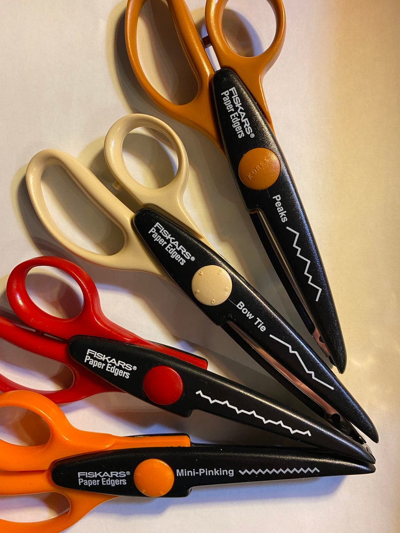 Fiskars Scissors Paper Edgers Cutting Decorative Scallop Edge Etsy
