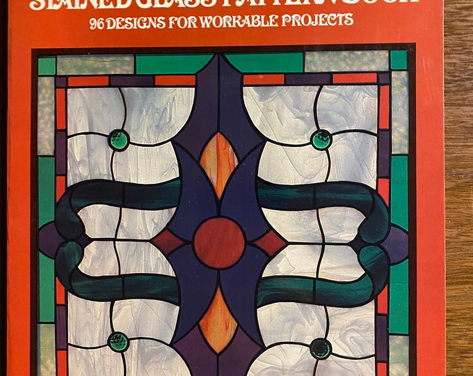 Victorian Stained Glass Pattern Book Classic Crafts Cut Stained Glass
