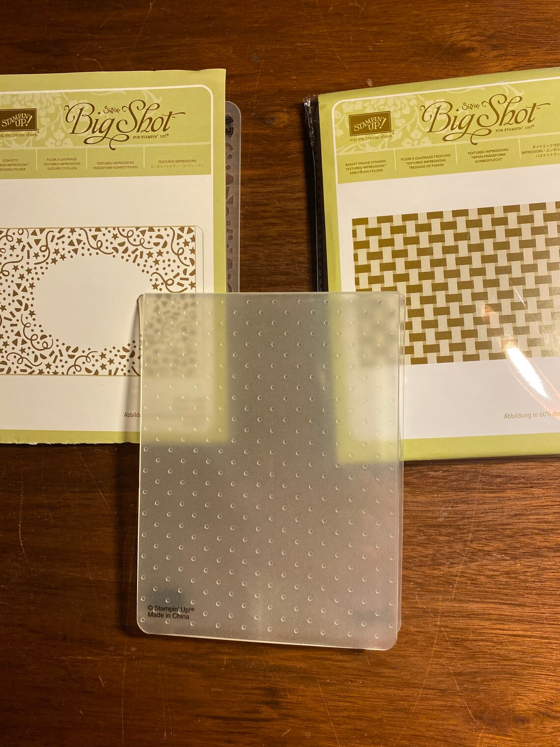 Stampin UP Choose a Textured Impressions Embossing Folder - 4.25" X 5.5 ...