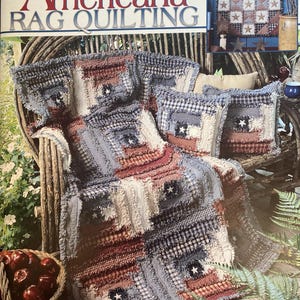 Easy Americana Rag Quilting -  Block Patterns -Annis Clapp - Leisure Arts 3386  - 2002