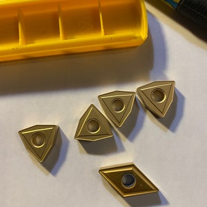 Kenametal Kenloc Turning Inserts 5 Total - 4 KC850 and 1 KC730 - Never Used - Carbide