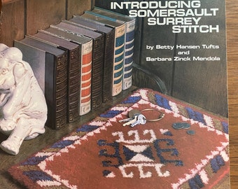 Tapis / carpettes miniatures orientaux - Maisons de poupées Somersault Surrey Stitch Needlepoint - Betty Tufts / Barbara Mendola - 1978 - Loisirs 134