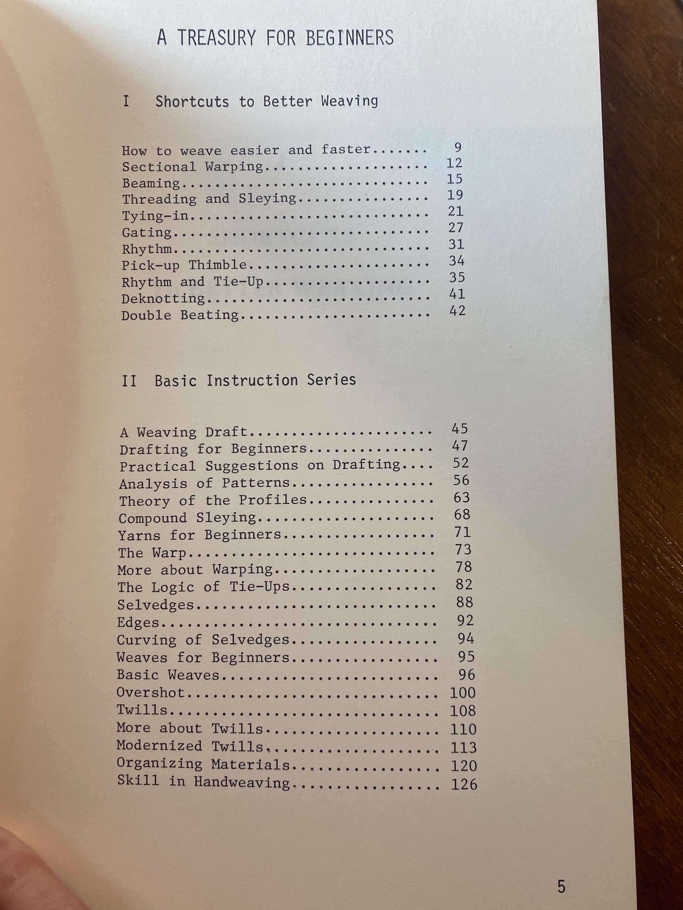 Weaving Library Master Weaving Library Pick Volume - Robert Leclerc | S A Zielinski ...