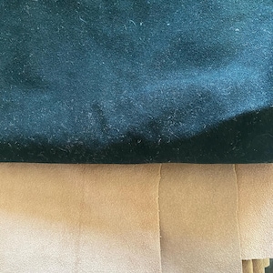 Ultra Suede Pick: 44&quot; Long Black or 36&quot; Long Beige x  46&quot; Wide