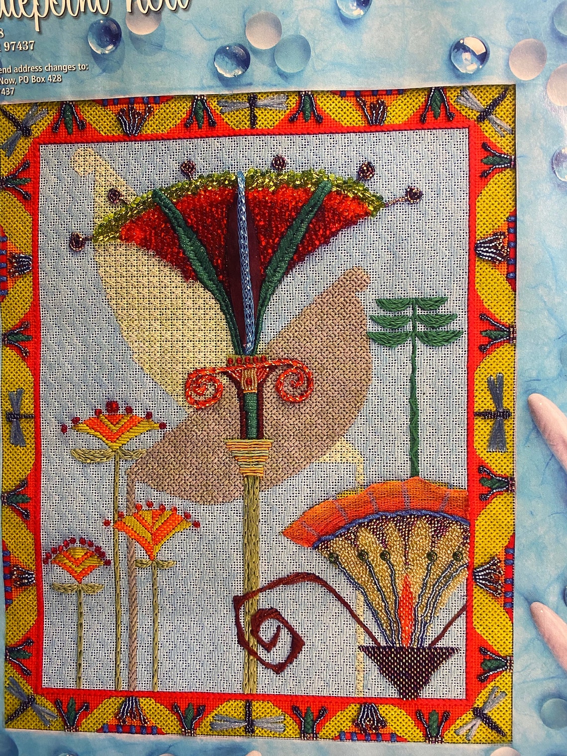 Needlepoint Now Magazine March / April 2015 Issue XVII No. 2 Etsy