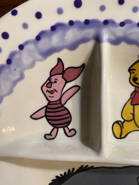 Winnie Pooh Toddler / Child Sectioned Lunch / Dinner Plate