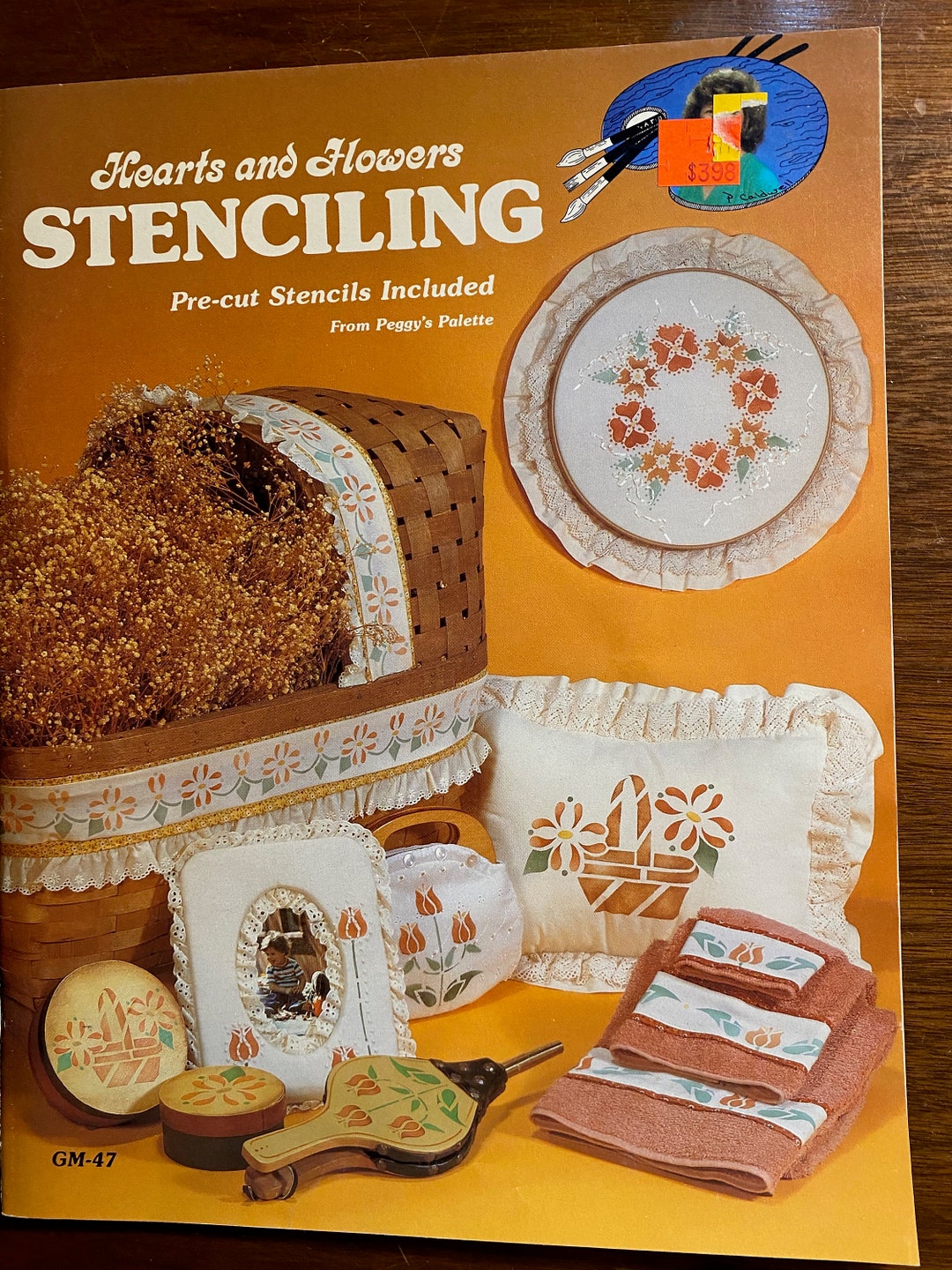 Stenciling Hearts and Flowers - Pre-cut Stencils - Peggy's Palette- Use ...