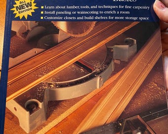 Tudo sobre o básico de carpintaria de acabamento - Marcenaria - 2001: Ortho - Instruções - Instruções passo a passo, ilustrações, listas de materiais