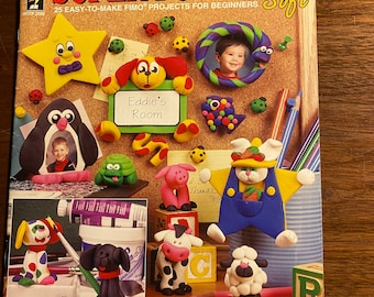 Super Fun Fimo Clay 2096- Easy Steps to Make Critters etc for Beginners   - How - To Instructions to Mold - 1996 - Amy Koranek