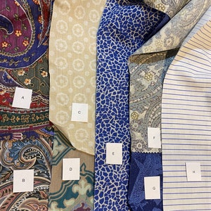 Fabric Strips by the Yard - 4&quot; to 4 3/4&quot; wide by 100&quot; long - Various Print and Plain Colors
