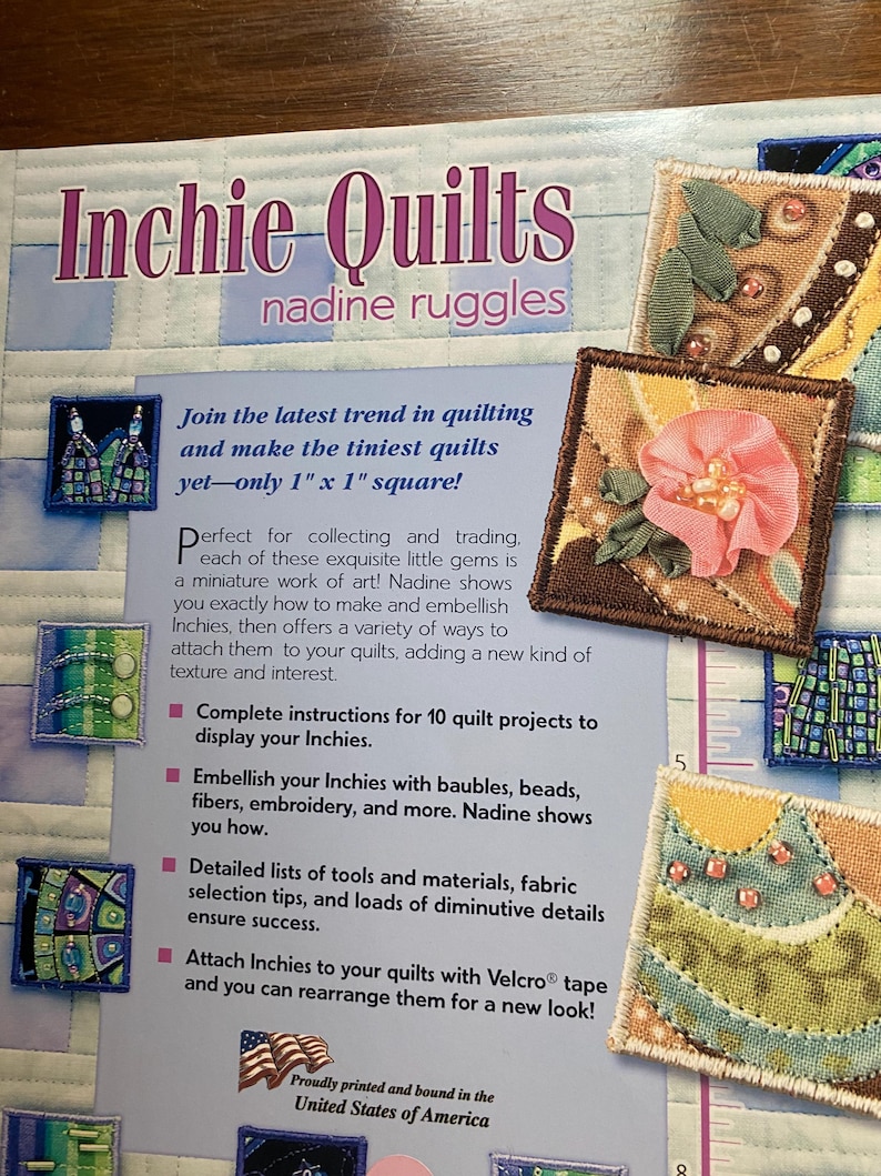 Inchie Quilts - Miniature Quilts - Nadine Ruggles - 2009 - Pieced ...