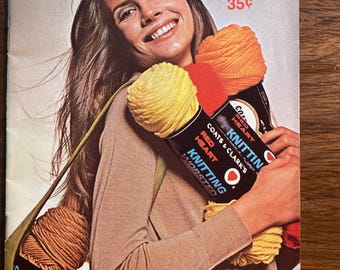 Learn to Crochet  Book No. 210  (1971) designs including Poncho Purses  Shawl,  Includes directions and patterns - Coats Clark