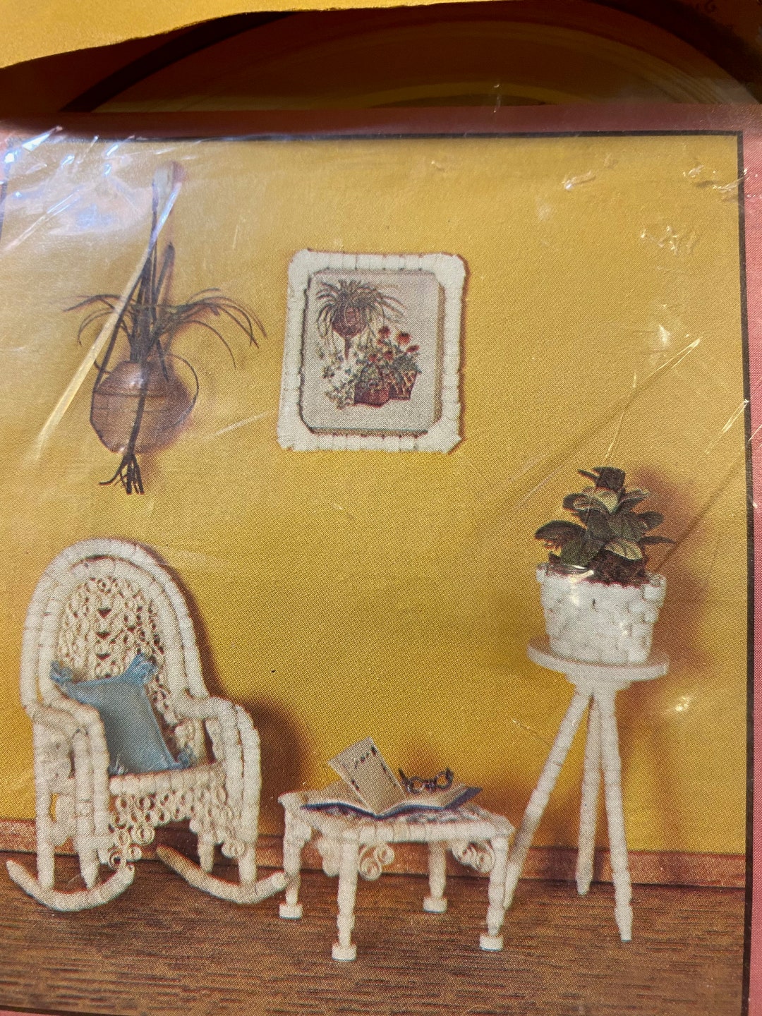 Dollhouse Wicker Furniture Quilling Kit 772 Quill Art Accessories