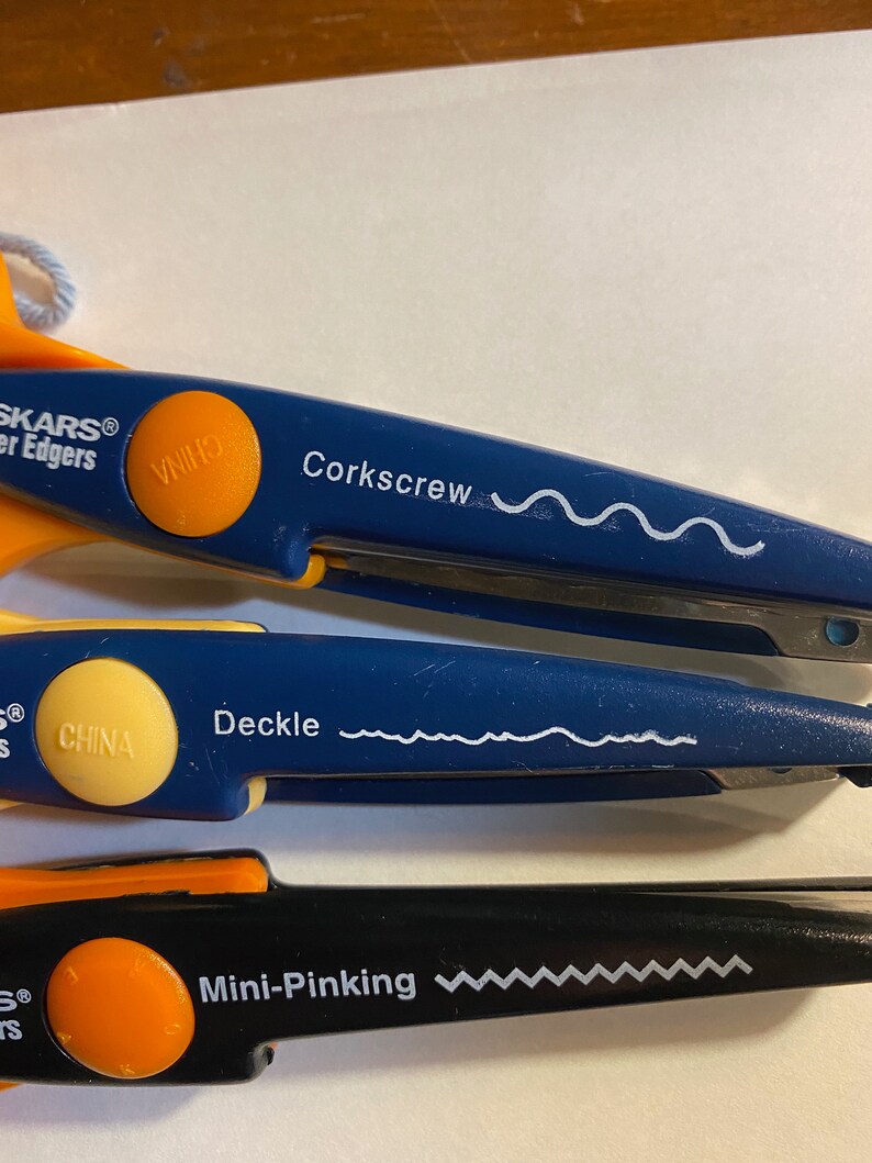 Fiskars Scissors Paper Edgers Cutting Decorative Scallop Edge Etsy