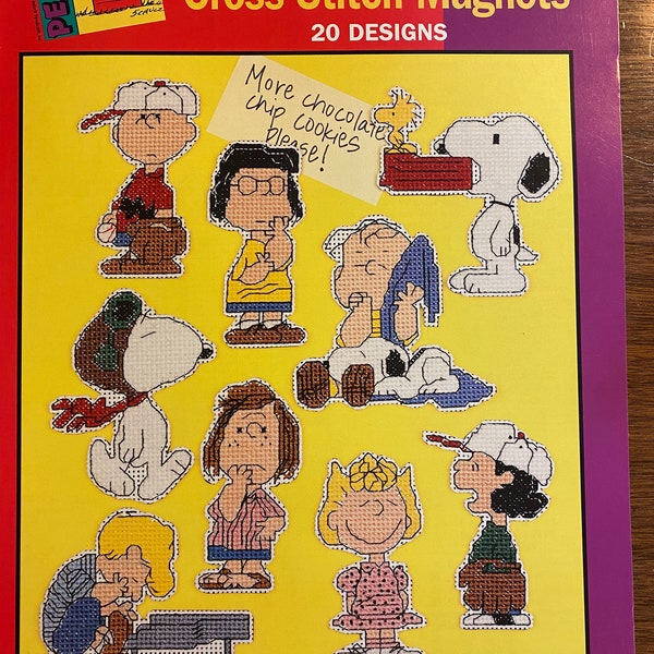 Peanuts Cross Stitch Pattern Etsy