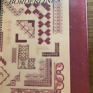 Jean Hilton's Borderlines -  Stitch Guide Needlepoint Design - Counted Thread - 1994 - Patterns / Needlework Chart