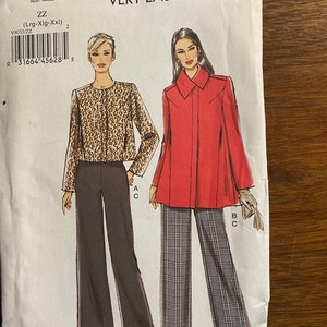 Vogue Easy Vogue Patterns - Misses / Women&#39;s Jacket & Pants Vogue #9033 Pattern (uncut)  2014 Size L, XL, XXL