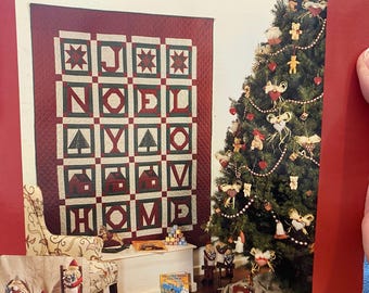 Hogar para Navidad - Nancy Martin / Sharon Stanley - 1991 - That Patchwork Place - Muñecas, Edredones, Papá Noel, Muñecos de Nieve, Ángeles - Patrones - Plantillas