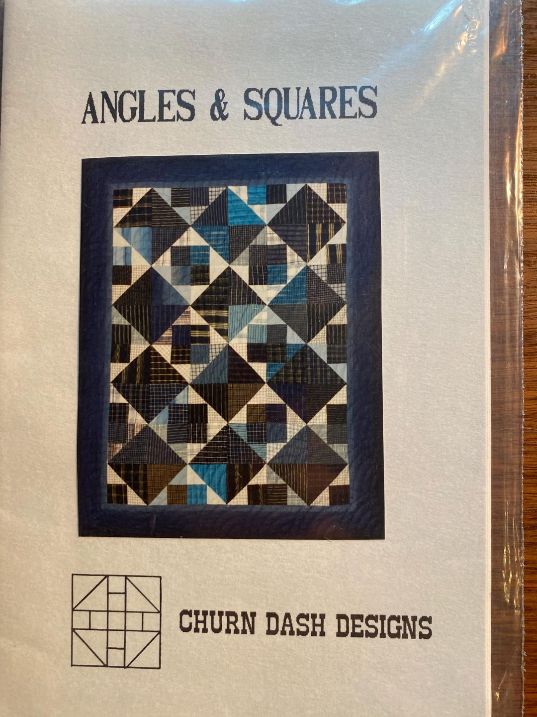Angles & Squares Quilt Block - Churn Dash Designs PS-7 - 1990 - Quilt ...