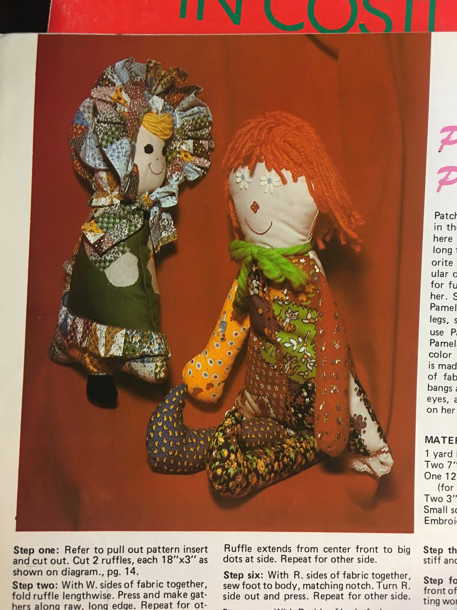The Rag Doll Book Patterns and Instructions for 12 Soft Cloth Etsy
