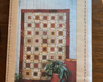 This And That Stars - Quilt Wallhanging Pattern, Pieced  2005 - Country Threads 229 - Scrap Bag quilts
