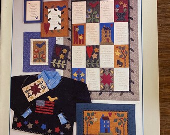 Freundschaft Sampler Quilt Muster - Quilt Block Muster - S Rand, P Kemperman - Wild Goose Chase - 1996 - Appliqué