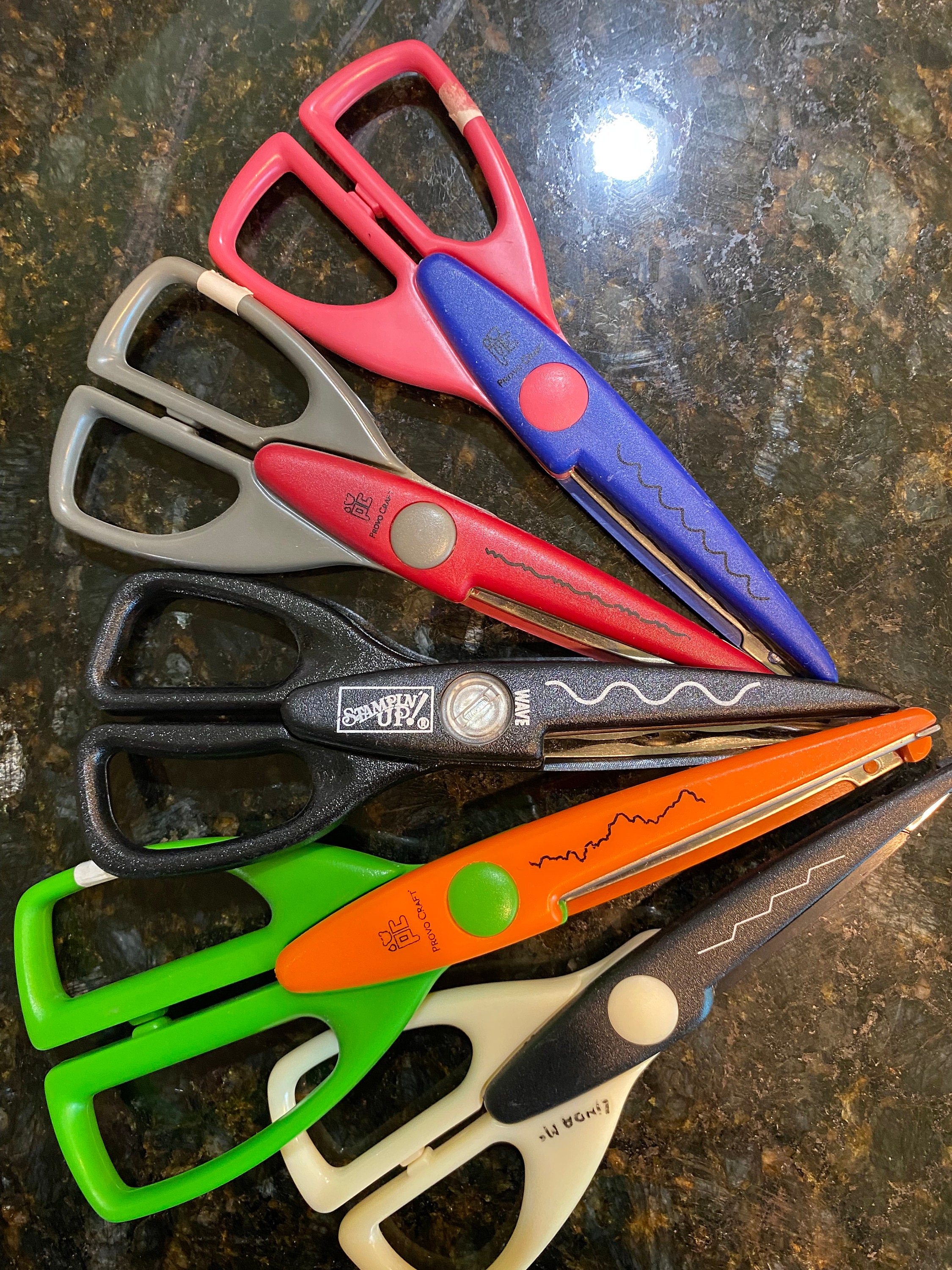 7 Titanium Bonded Shears / Scissors by Clauss 3 Colors 