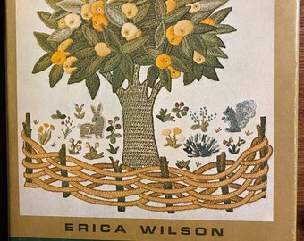 Crewel Embroidery - Erica Wilson - 1962 - Stitching Techniques / Embroidery Patterns / Directions / Instructions / Projects