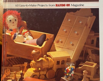Proyectos de carpintería - Patrones - Revista Hands On / Rodale - 1984 - Instrucciones, juguetes de reloj de mesa, etc.