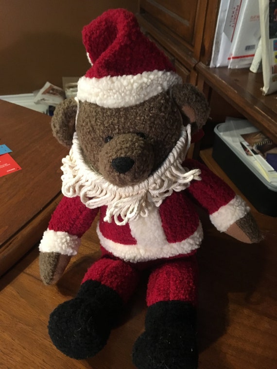 Hallmark Bear Hallmark Kris the Santa Bear Plush collectible Christmas
