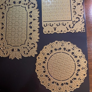Doily Die Metal Dies papier knutselen, prenten maken, kaarten maken - Anna Griffin -