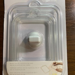 Ensemble de gabarits de massicot pour découpe de papier - découpage, scrapbooking, album photo - 2 tailles incluses - courtepointe / travaux manuels en papier