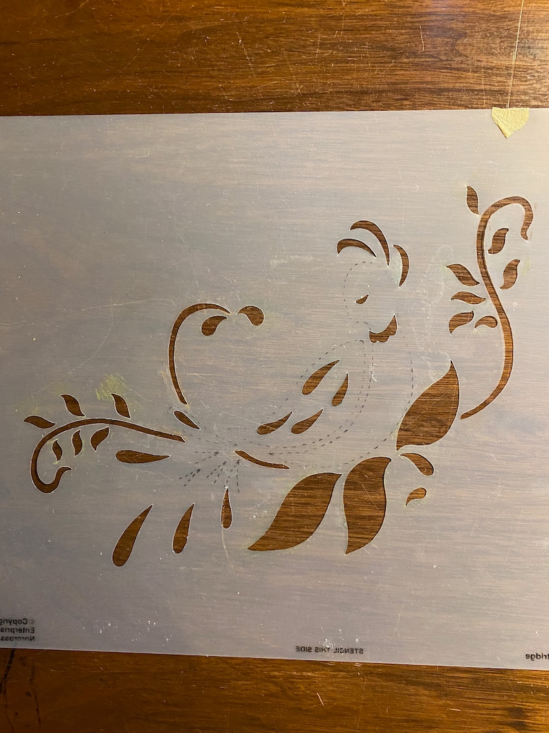 Pre cut reusable Designs Country Squares and Blank Stencil Sheets Bird Pineapple Stenciling Bundle