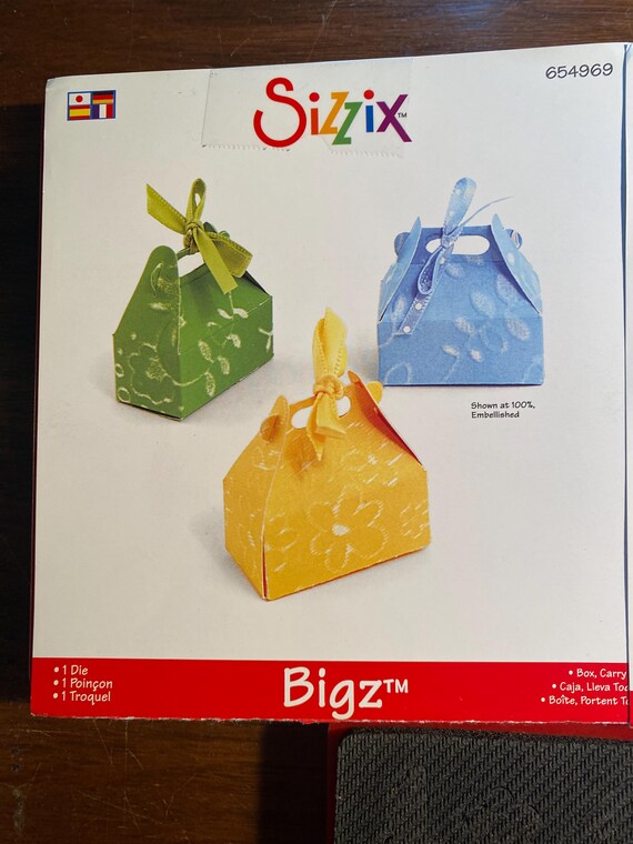 Folding Pick: Bag Box Purse Sizzix for Roller Machine Provo Craft