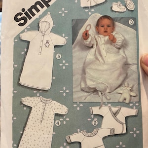 Baby Erstausstattung - Kimono Wimpelkette Booties Decke - Muster - Emblicity 8539-1988 - ungeschnitten -