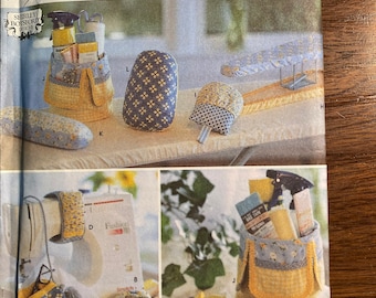 Sewing Accessories Simplicity 9076 Pattern - Pin Cushion, Eyeglass Holder, Scissors Holder, Board Cover, Caddy Cover, Seam Roll etc