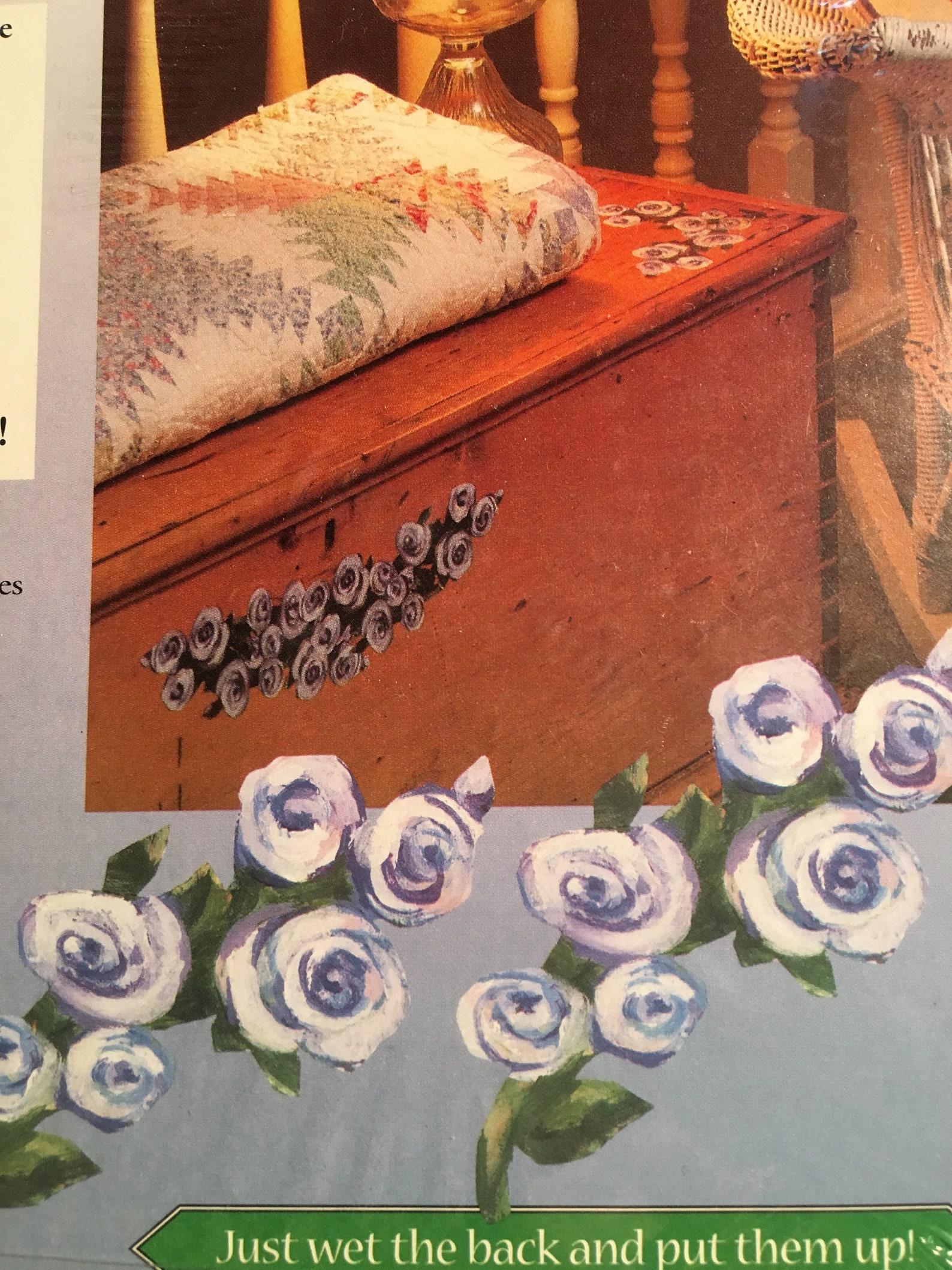 WALLIES Wallpaper Cutouts Pre Pasted Wallpaper Flower 25 Etsy