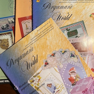 Pergamano World - Créations en papier parchemin - Choix n° 19, 20, 23, 26 ou 27 - Créations en papier - Techniques de découpe de motifs pour la découpe traditionnelle du papier