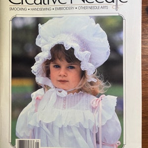 Creative Needle Magazine, Heirloom Sewing - January / February 1989 - Designs - Lessons - Techniques - Embroidery - Smocking - Hand sewing