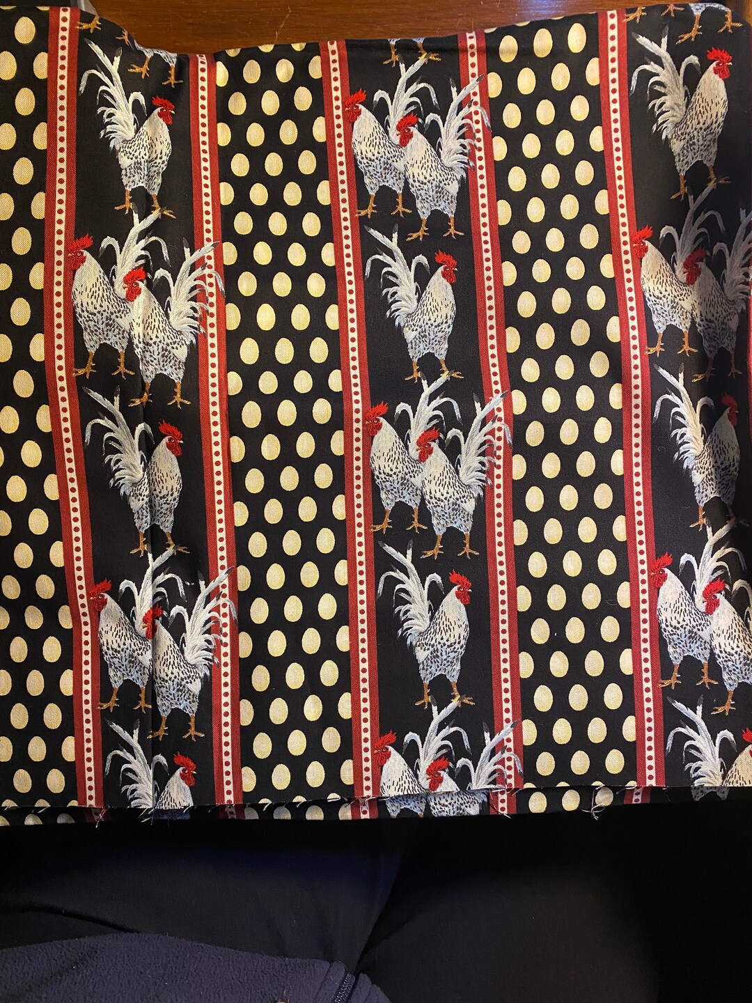 Chicken Fabric Country Farm Chicken Coop - Patty Reed - Choose Length ...